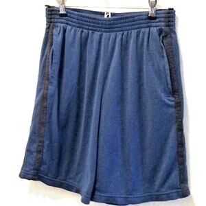 CHAMPION-BOYS ATHLETIC SHORTS Blue Sz Small